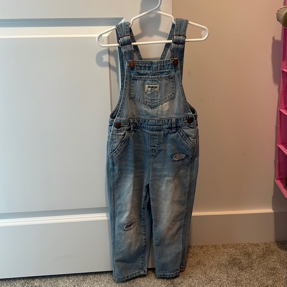 Girls 3t denim overalls